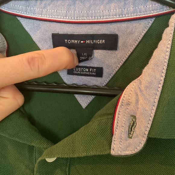 Tommy Hilfiger Forest Green Polo - Picture 3 of 3